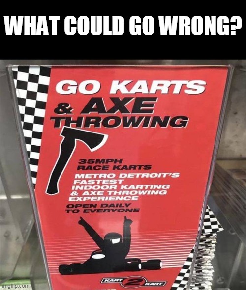wtf | WHAT COULD GO WRONG? | image tagged in dangerous | made w/ Imgflip meme maker