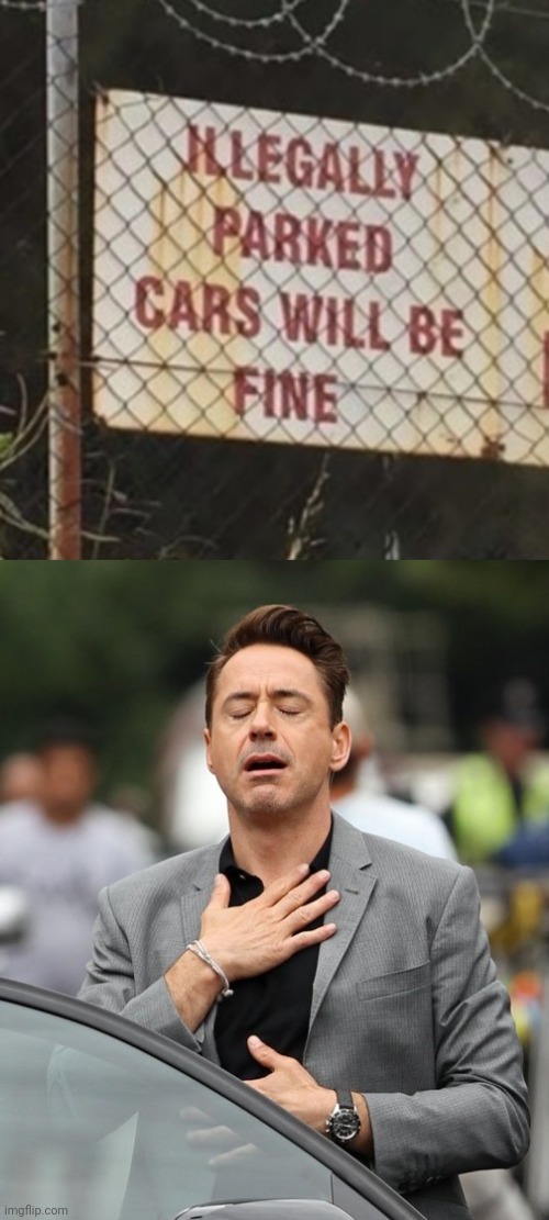 Phew | image tagged in relief,cars,automotive,hollywood,robert downey jr | made w/ Imgflip meme maker
