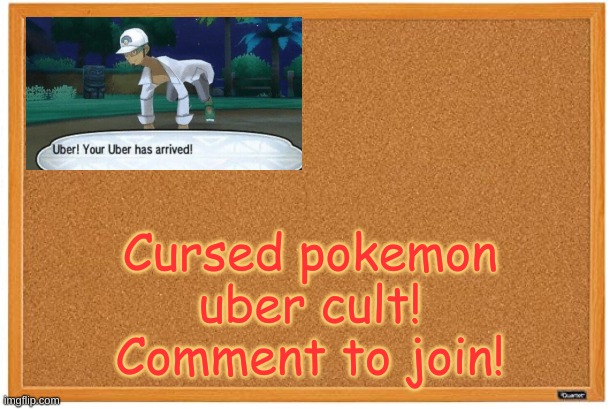 Cursed cult | Cursed pokemon uber cult! Comment to join! | image tagged in whats your religion,cursed uber | made w/ Imgflip meme maker