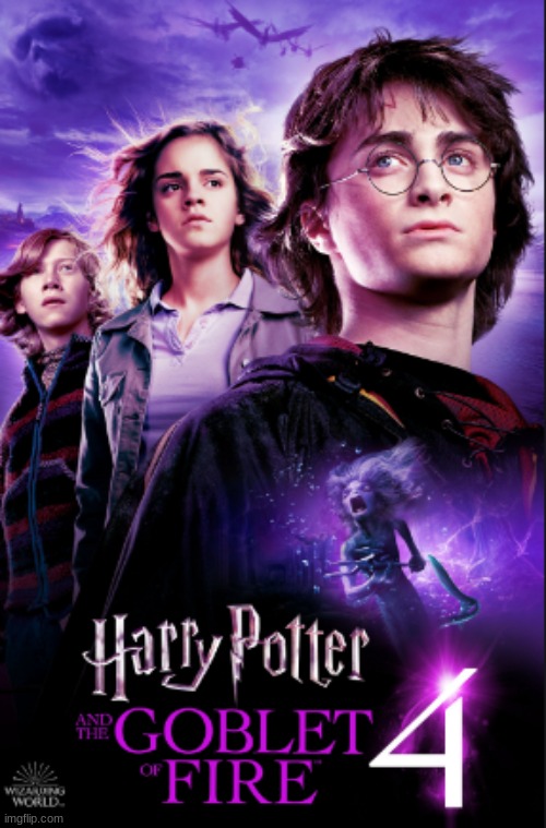 HP and the Goblet of Fire | image tagged in harry potter and the goblet of fire,movies,daniel radcliffe,robert pattinson,brendan gleeson,ralph fiennes | made w/ Imgflip meme maker