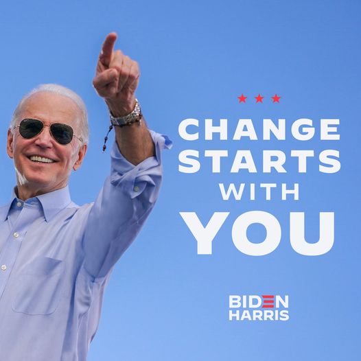 Joe Biden ChangeStarters Blank Meme Template