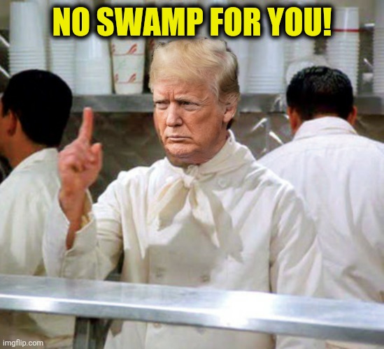 NO SWAMP FOR YOU! | made w/ Imgflip meme maker