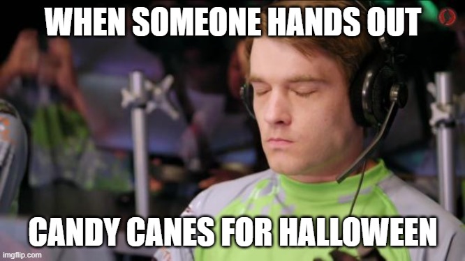 (Sigh) | WHEN SOMEONE HANDS OUT; CANDY CANES FOR HALLOWEEN | image tagged in sigh | made w/ Imgflip meme maker
