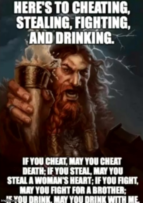 image tagged in vikings,drinking,cheating,stealing,fighting | made w/ Imgflip meme maker