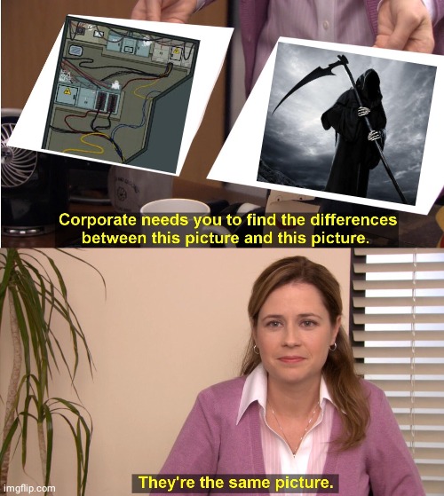 They're The Same Picture Meme | image tagged in memes,they're the same picture,among us,electrical,death | made w/ Imgflip meme maker