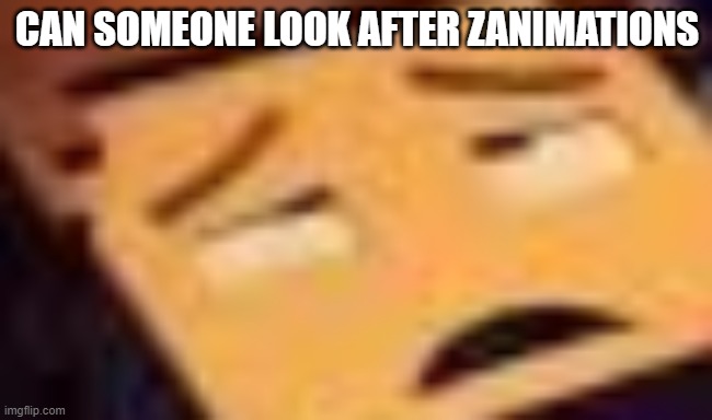 CAN SOMEONE LOOK AFTER ZANIMATIONS | made w/ Imgflip meme maker