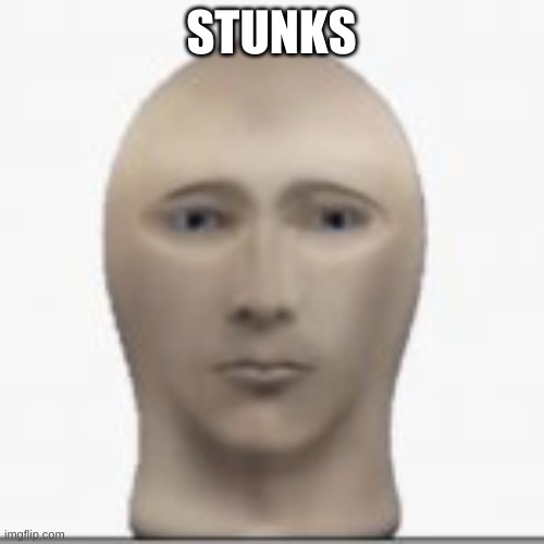 Front facing meme man | STUNKS | image tagged in front facing meme man | made w/ Imgflip meme maker