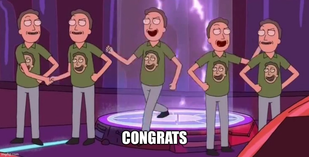 self congratulation jerry | CONGRATS | image tagged in self congratulation jerry | made w/ Imgflip meme maker
