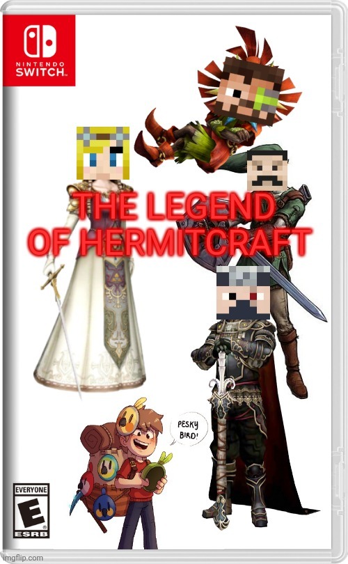 image tagged in nintendo switch,the legend of zelda,legend of zelda,zelda,hermitcraft,grian | made w/ Imgflip meme maker