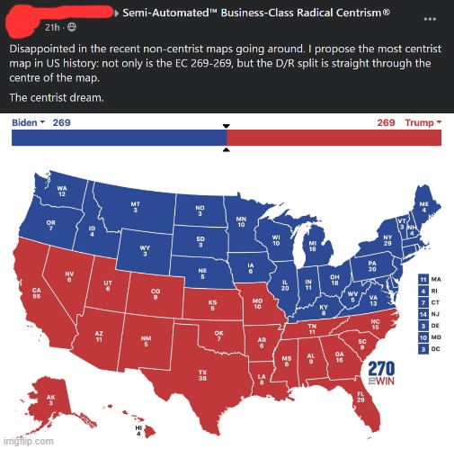 The Centrist Dream: Captain America: Civil War: Pt. 2: Electric Boogaloo | image tagged in civil war,electoral college,election 2020,2020 elections,maga,repost | made w/ Imgflip meme maker