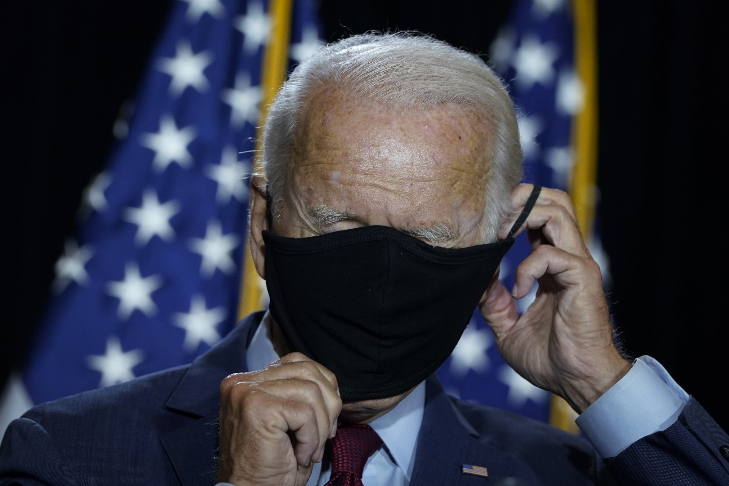 High Quality Biden Mask Blank Meme Template