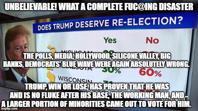 politics | TRUMP, WIN OR LOSE, HAS PROVEN THAT HE WAS AND IS NO FLUKE AFTER HIS BASE, THE WORKING MAN, AND A LARGER PORTION OF MINORITIES CAME OUT TO VOTE FOR HIM. | image tagged in political meme | made w/ Imgflip meme maker