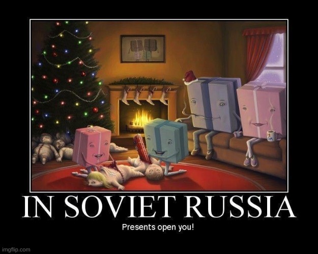 rusia | image tagged in reposts,in soviet russia,russia,donald trump | made w/ Imgflip meme maker