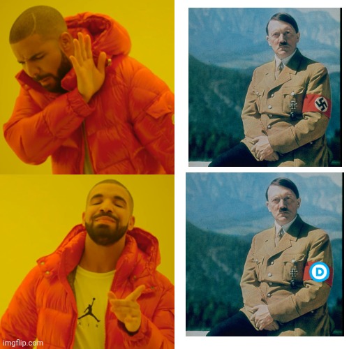 "Vote Blue No Matter Who" democrats in a nutshell | image tagged in memes,drake hotline bling,democrats,joe biden,2020 | made w/ Imgflip meme maker