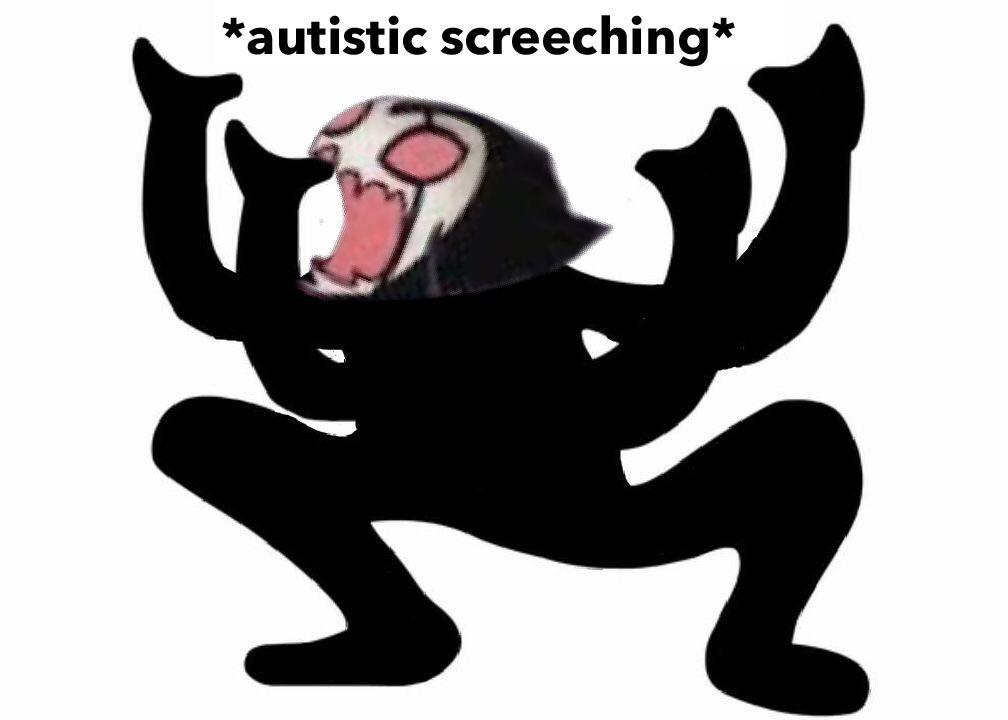 Autistic screeching Blank Meme Template