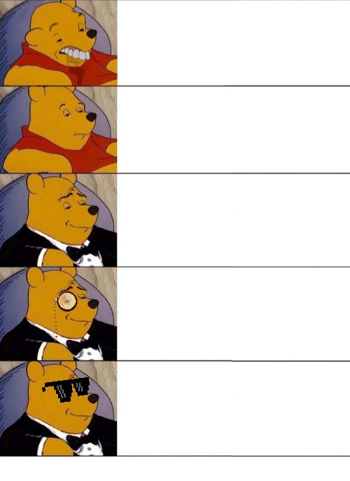 High Quality Winnie the Pooh v.20 Blank Meme Template