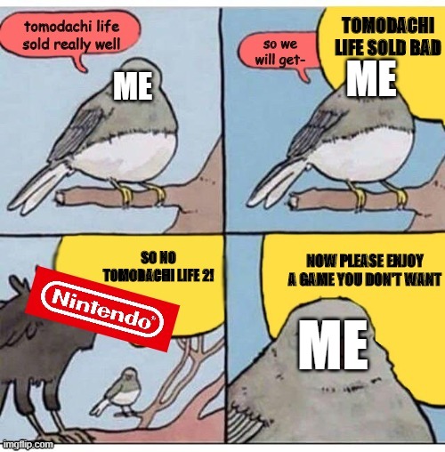 bruh y | ME; ME; ME | image tagged in tomodachilife | made w/ Imgflip meme maker