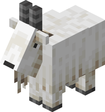 High Quality Minecraft Goat Blank Meme Template
