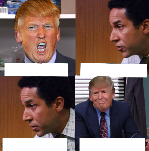 High Quality office election Blank Meme Template