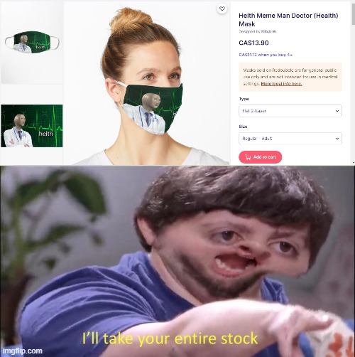 helth | image tagged in i'll take your entire stock | made w/ Imgflip meme maker