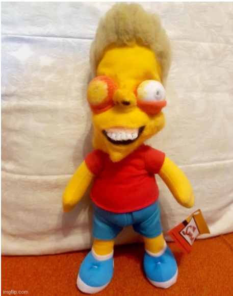 Bart Simpson after drugs Blank Meme Template