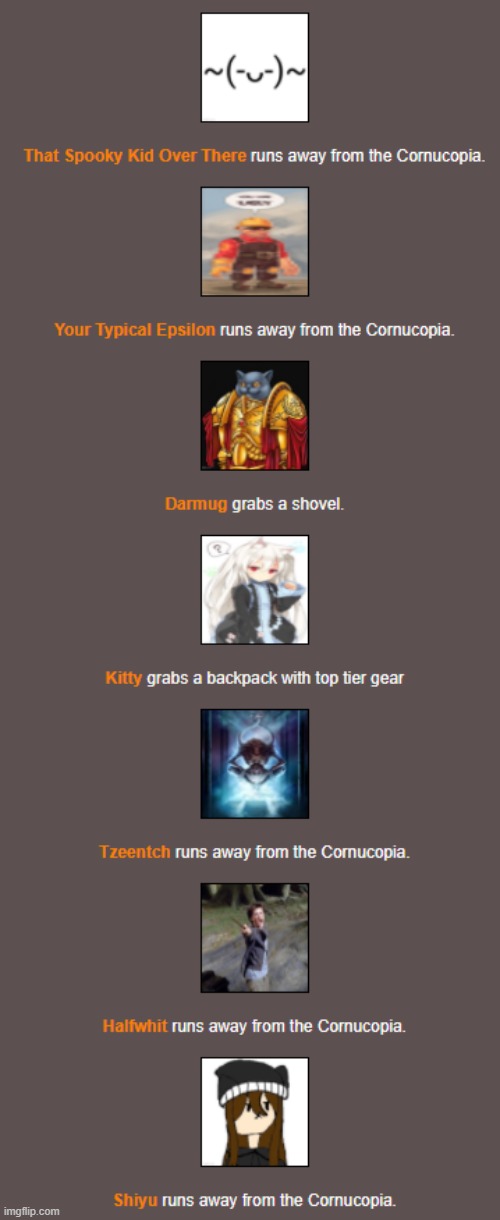 Bloodbath (2) | image tagged in hunger games | made w/ Imgflip meme maker