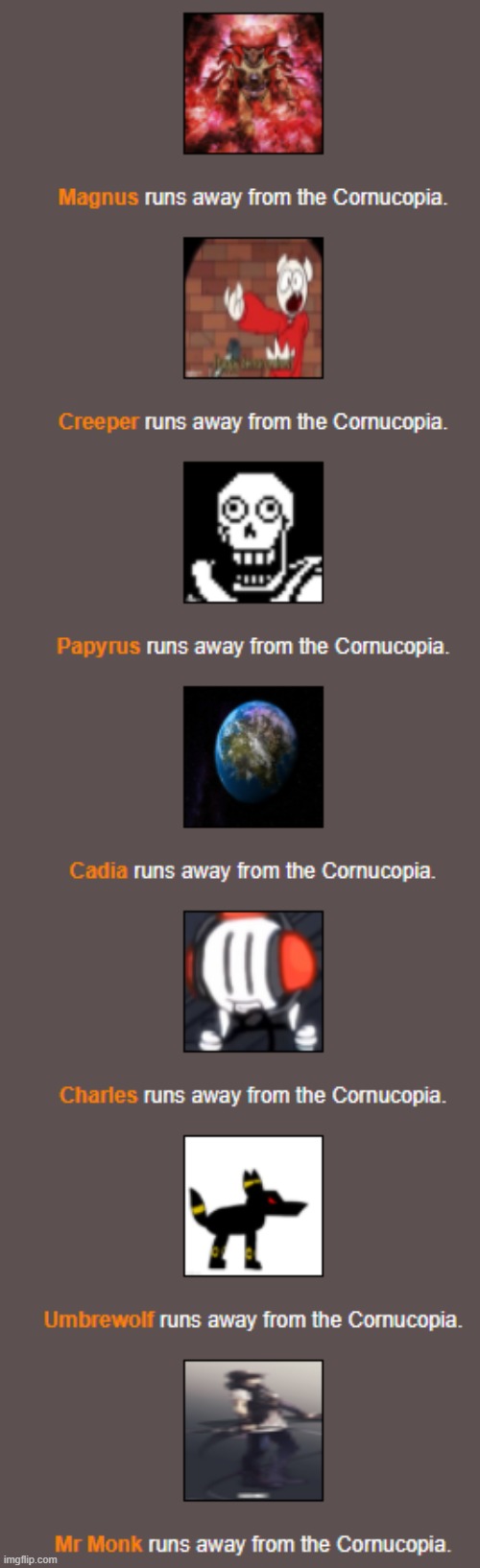 Bloodbath (3) | image tagged in hunger games | made w/ Imgflip meme maker