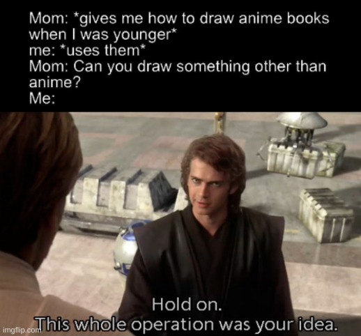 Hold on this whole operation was your idea | image tagged in hold on this whole operation was your idea | made w/ Imgflip meme maker