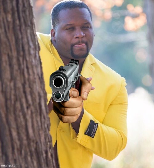 Black guy hiding behind tree | image tagged in black guy hiding behind tree | made w/ Imgflip meme maker