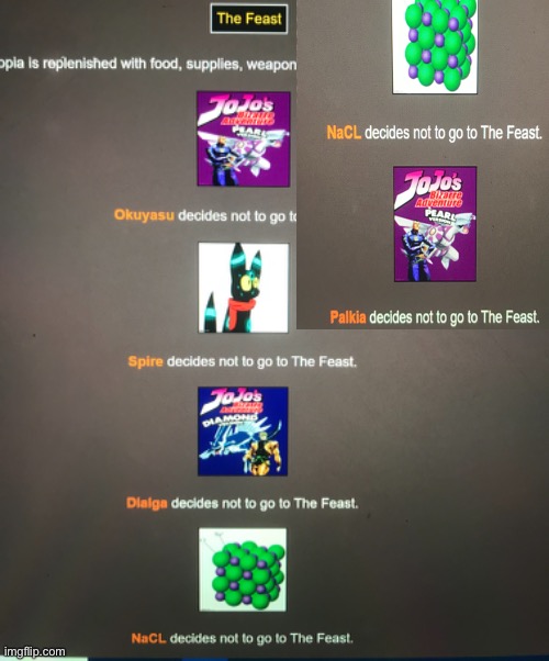 No one went to the feast apparently | made w/ Imgflip meme maker