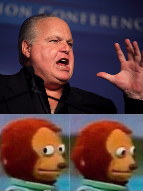 rush limbaugh monket puppet Blank Meme Template