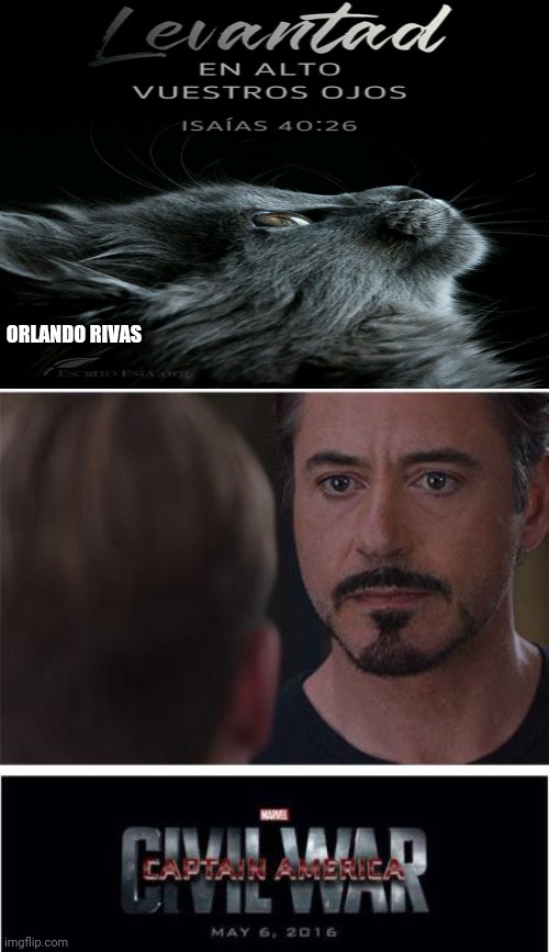 Marvel Civil War 1 | ORLANDO RIVAS | image tagged in memes,marvel civil war 1 | made w/ Imgflip meme maker