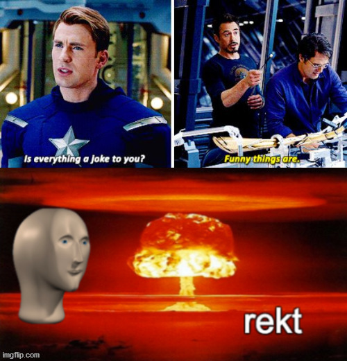 Oof Cap, you just got rekt! | image tagged in rekt | made w/ Imgflip meme maker