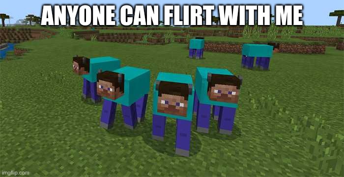 me and the boys | ANYONE CAN FLIRT WITH ME | image tagged in me and the boys | made w/ Imgflip meme maker