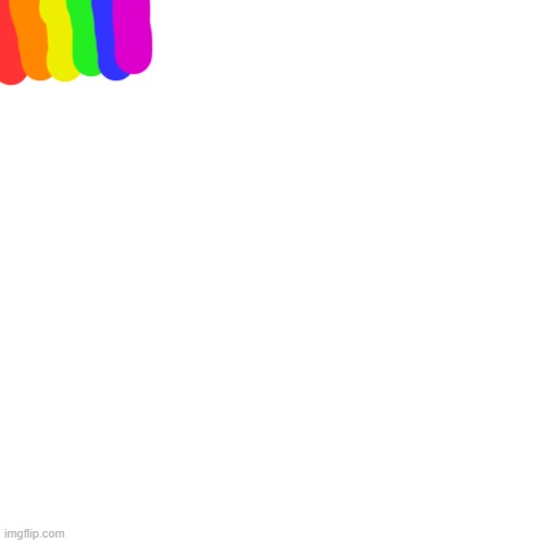 RAINBOW | image tagged in memes,blank transparent square | made w/ Imgflip meme maker