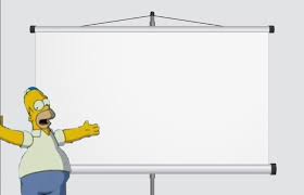 Homer Presentation Blank Meme Template