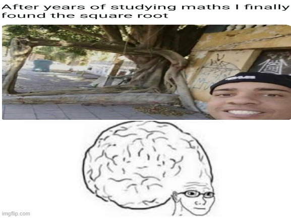 Don't worry guys Square Root has been discovered . Tell this to your math teacher | made w/ Imgflip meme maker