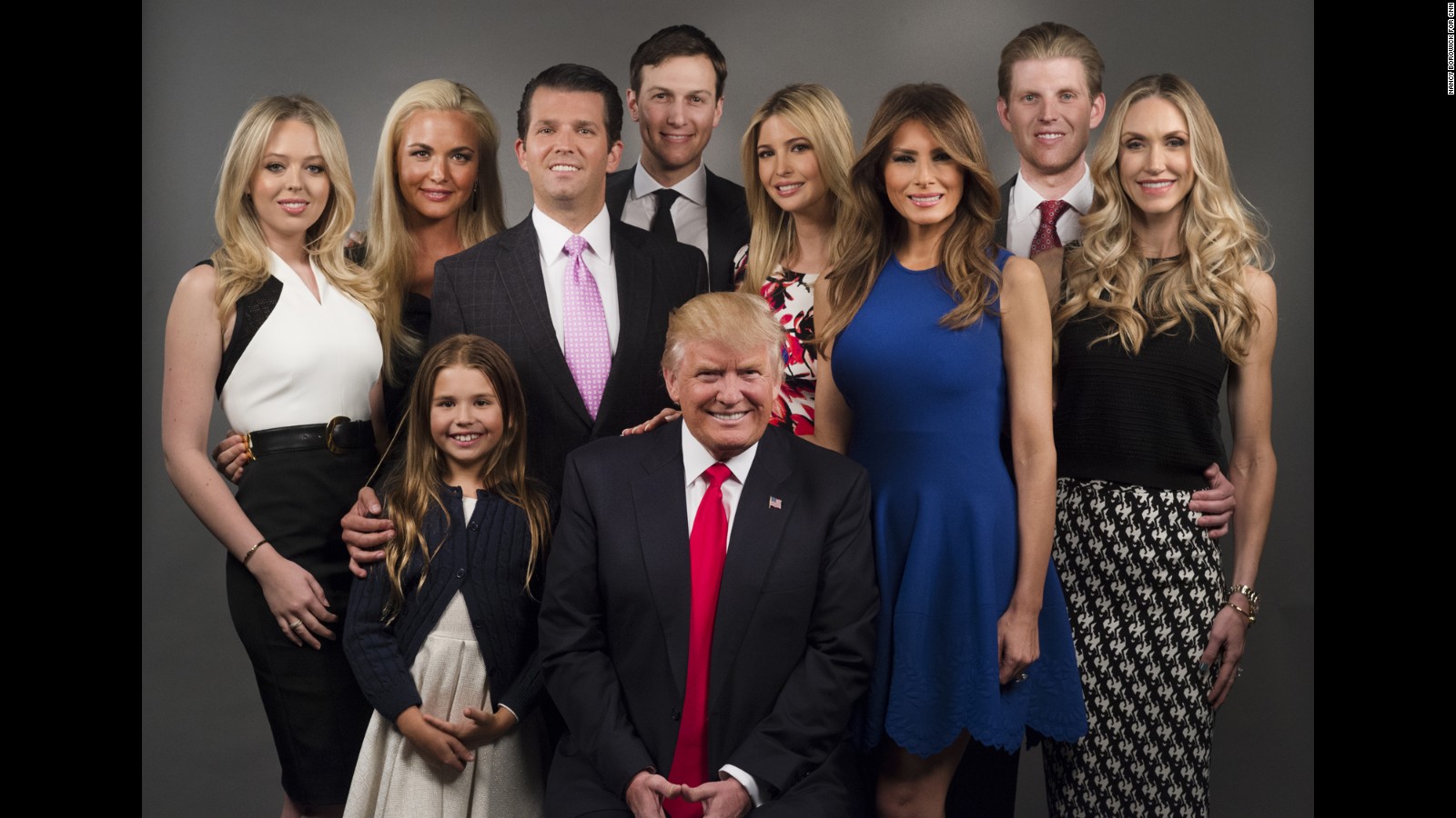 trump crime family portrait Blank Meme Template