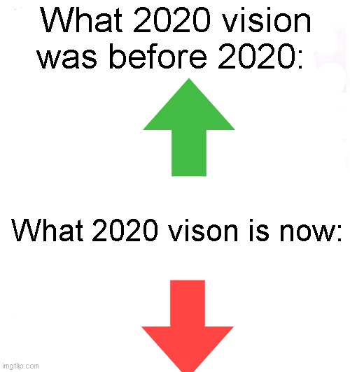Clown Applying Makeup | What 2020 vision was before 2020:; What 2020 vison is now: | image tagged in memes,clown applying makeup | made w/ Imgflip meme maker