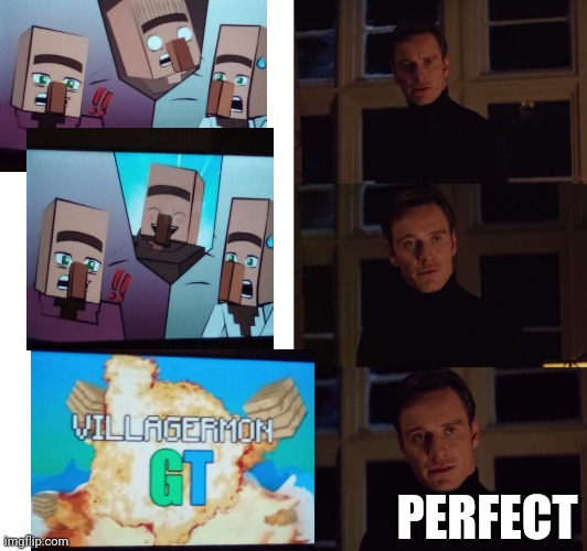 One of the best animes | PERFECT | image tagged in perfection,minecraft villagers,anime,minecraft | made w/ Imgflip meme maker