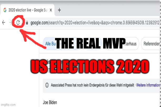 THE REAL MVP; US ELECTIONS 2020 | image tagged in election 2020,elections,anxiety | made w/ Imgflip meme maker