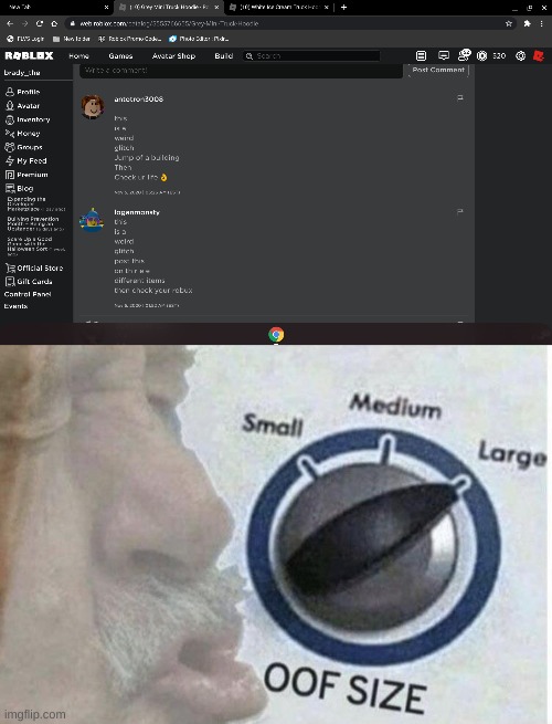 oof! | image tagged in oof size large | made w/ Imgflip meme maker