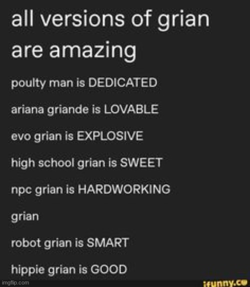 the versions of grain | image tagged in the versions of grain | made w/ Imgflip meme maker