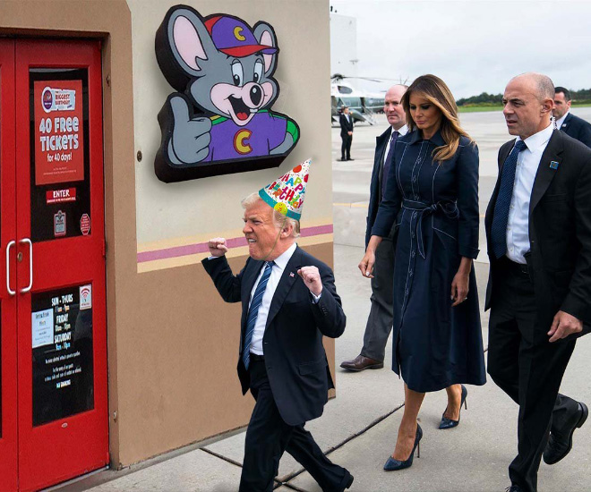 High Quality Trump's Birthday Party Blank Meme Template