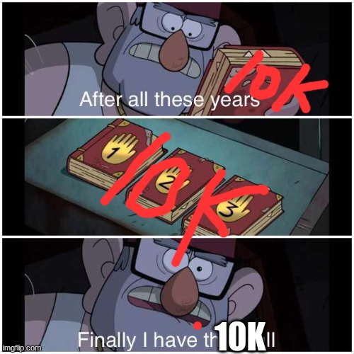 After All These Years | 10K | image tagged in after all these years | made w/ Imgflip meme maker