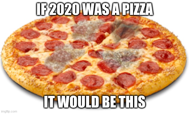 if 2020 was a pizza | IF 2020 WAS A PIZZA; IT WOULD BE THIS | image tagged in pizza,pizza time | made w/ Imgflip meme maker