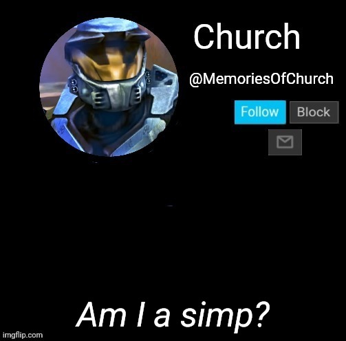 Church Announcement | Am I a simp? | image tagged in church announcement | made w/ Imgflip meme maker