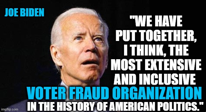 Voter Fraud Organization Meme : Maybe Not, But Leaves One To Question.