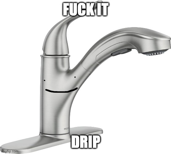 FUCK IT; DRIP | made w/ Imgflip meme maker