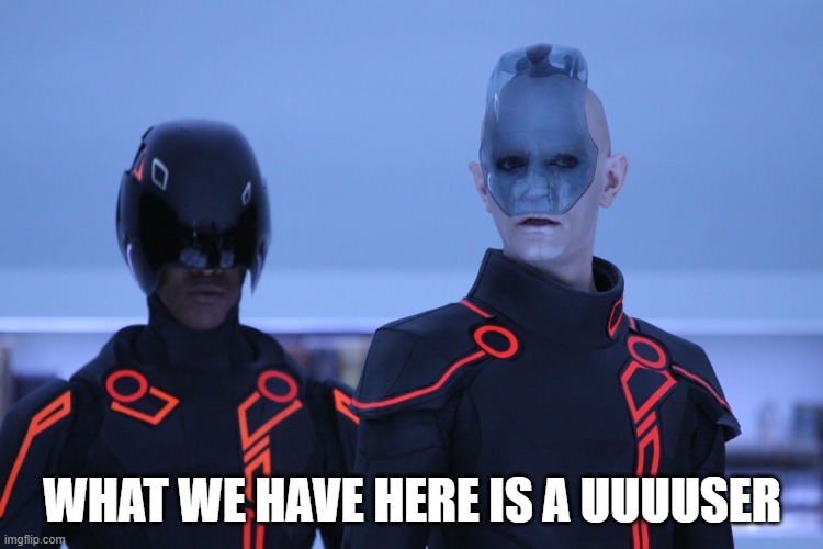we have a user | WHAT WE HAVE HERE IS A UUUUSER | image tagged in nerd | made w/ Imgflip meme maker